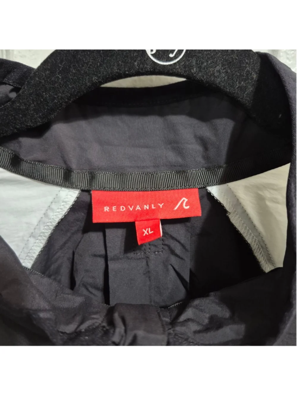 Men's REDVANLY Windbreaker XL Black & White